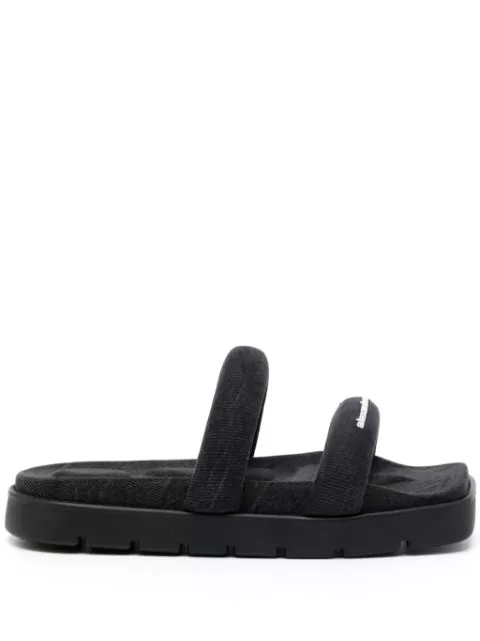 Alexander Wang jay denim flatform sandal Women 0127