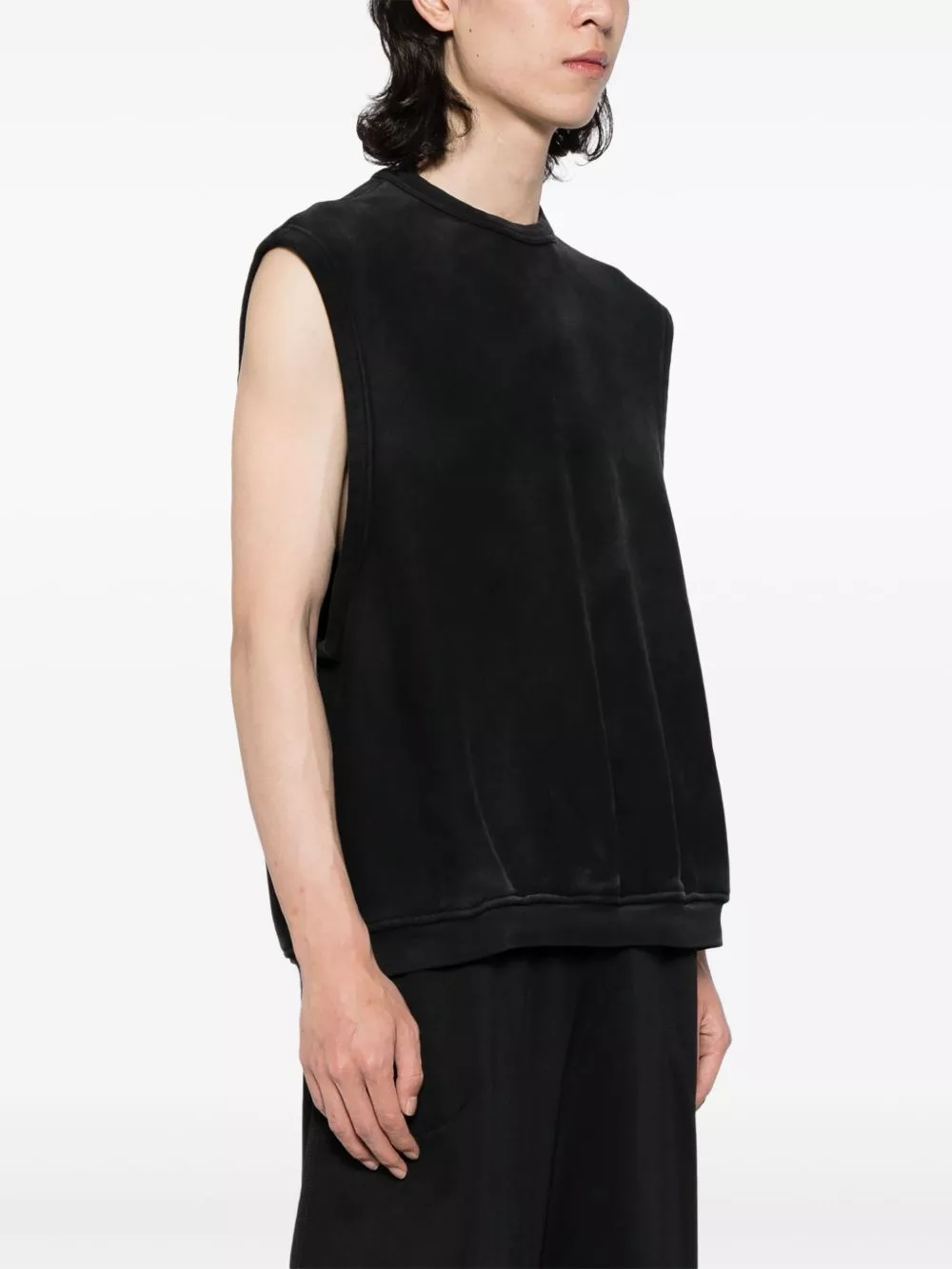 Affordable Alexander Wang logo-print sleeveless cotton jumper Men 0131