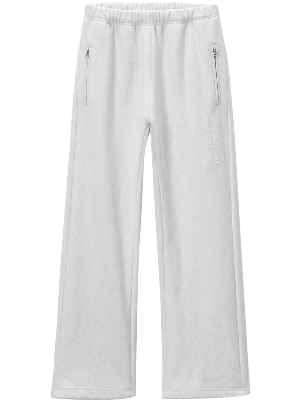 Affordable Alexander Wang logo-embossed wide-leg track pants Men 0124