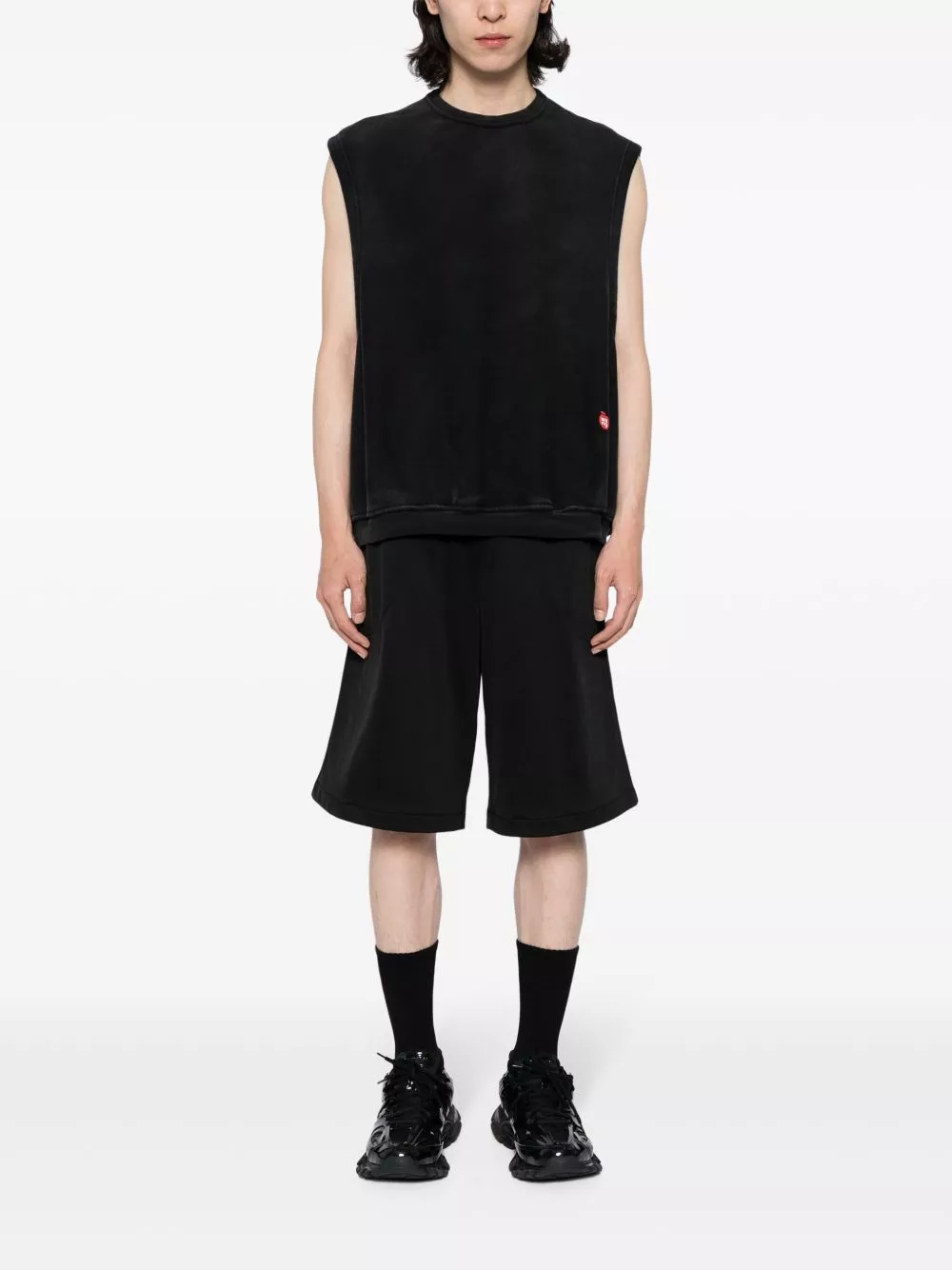 Affordable Alexander Wang logo-print sleeveless cotton jumper Men 0131