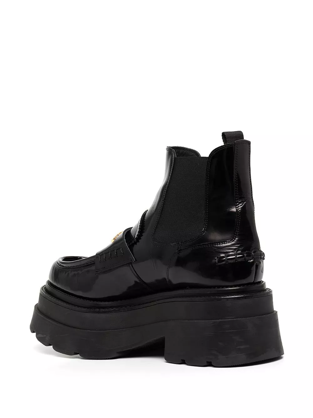 Cheap Alexander Wang logo-plaque chunky sole boots Women 0118