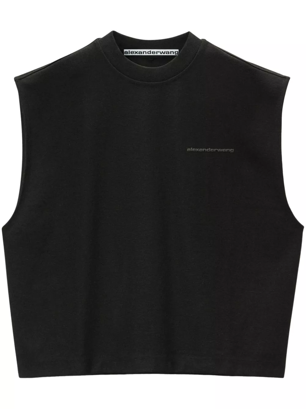 Cheap Alexander Wang logo-embossed cotton tank top Men 0130