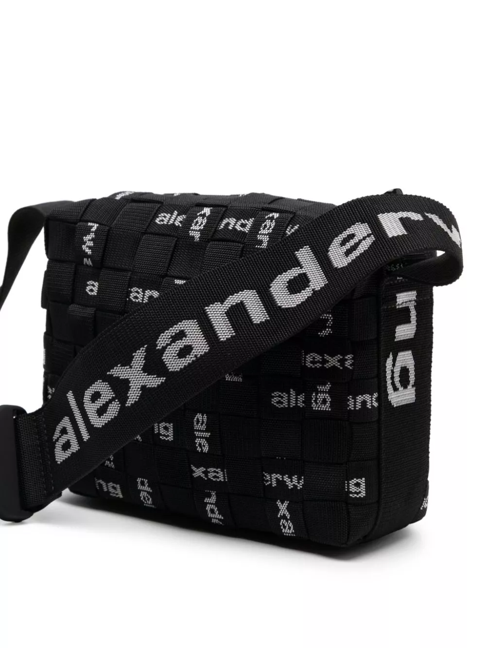 Affordable Alexander Wang interwoven-design logo-jacquard shoulder bag Women 0123