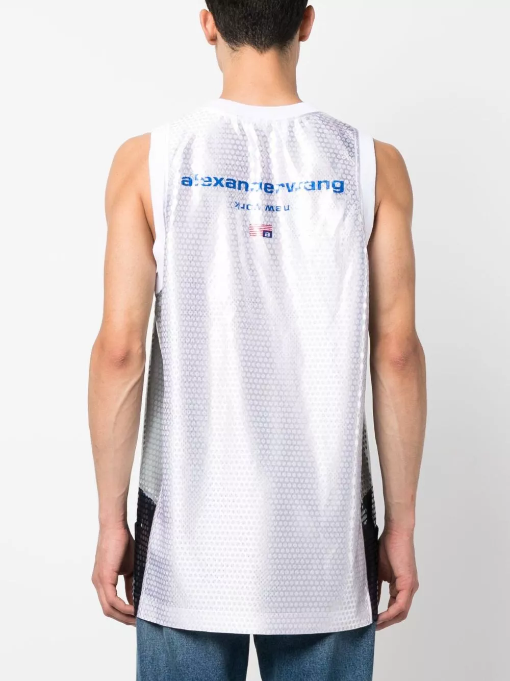 Cheap Alexander Wang Astar Basketball sleeveless tank top Men 0125