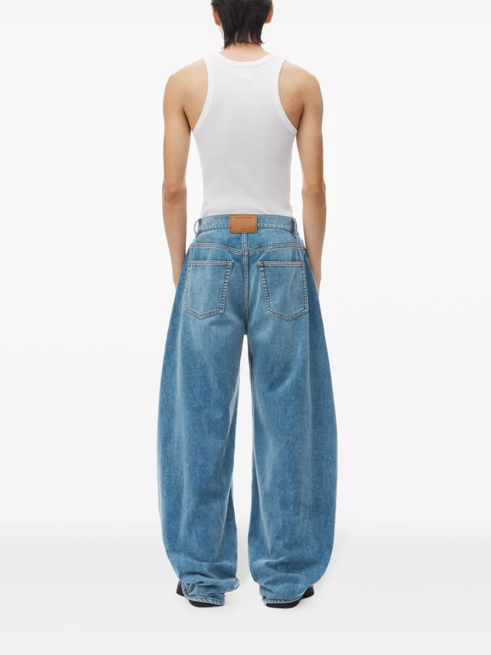 Affordable Alexander Wang mid-rise wide-leg jeans Men 0130