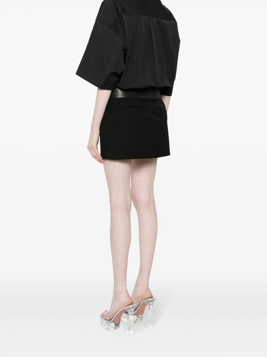 Affordable Women shirt belted Alexander Wang minidress 0213