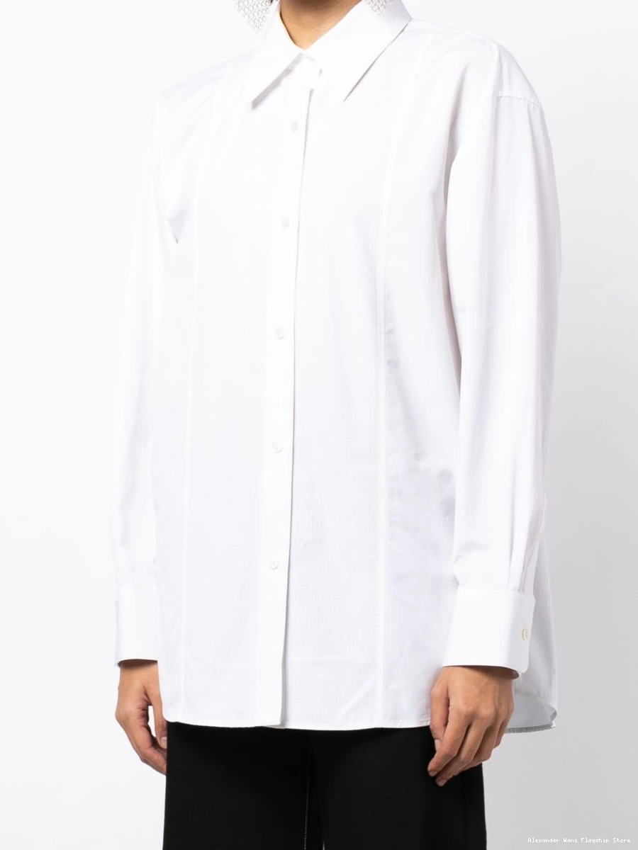 Affordable Women cotton long-sleeve shirt Alexander Wang 0224