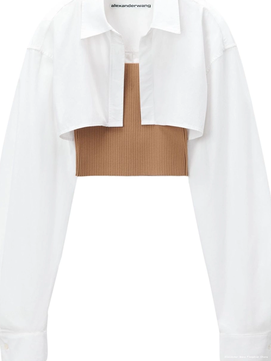 Affordable Pre-styled Alexander Women Wang two-piece set 0218