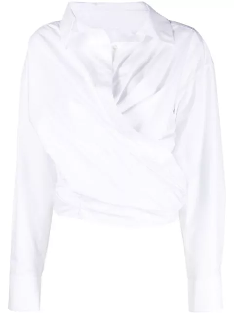 Cheap Alexander Wang wrap cotton shirt Women 0206