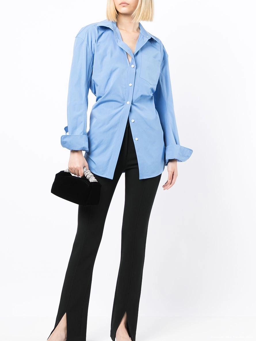 Affordable shirt ruched Women button-up Alexander Wang 0221