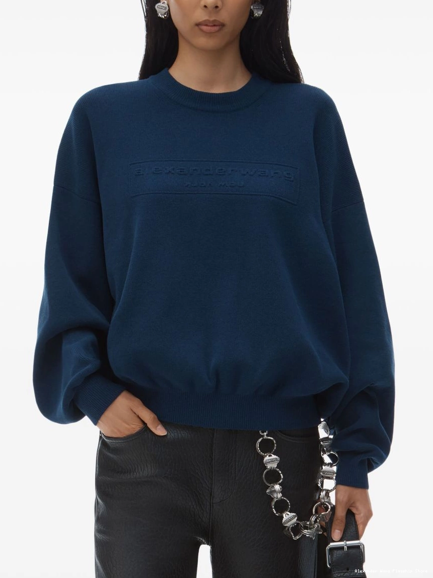 Affordable Wang Women sweatshirt logo-embossed Alexander 0220