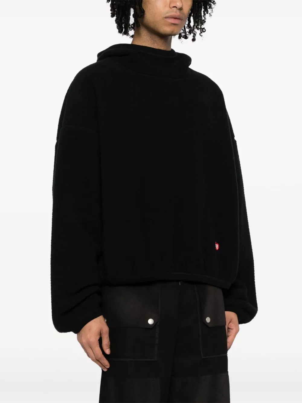 Affordable Alexander Wang logo-embroidered drop-shoulder hoodie Men 0204