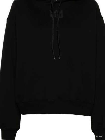 Affordable Women Wang cotton Alexander hoodie logo-print 0221