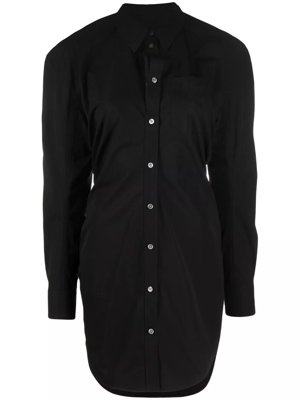 Affordable Alexander Wang long-sleeve cotton shirtdress Women 0201