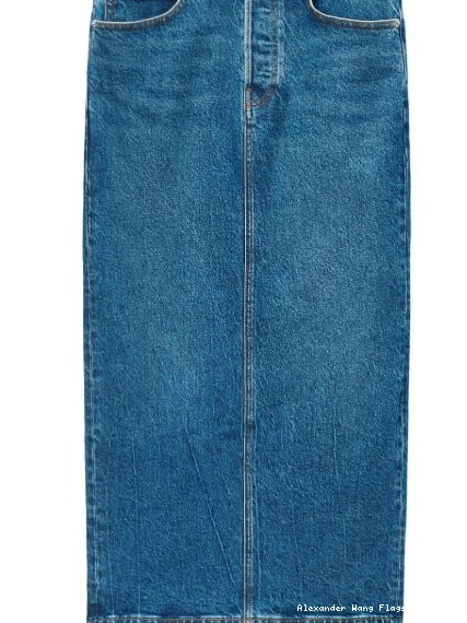 Affordable skirt denim low-rise Women midi Alexander Wang 0222