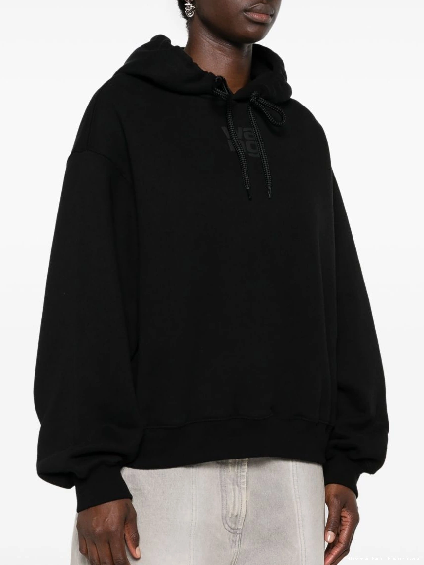 Affordable Women Wang cotton Alexander hoodie logo-print 0221