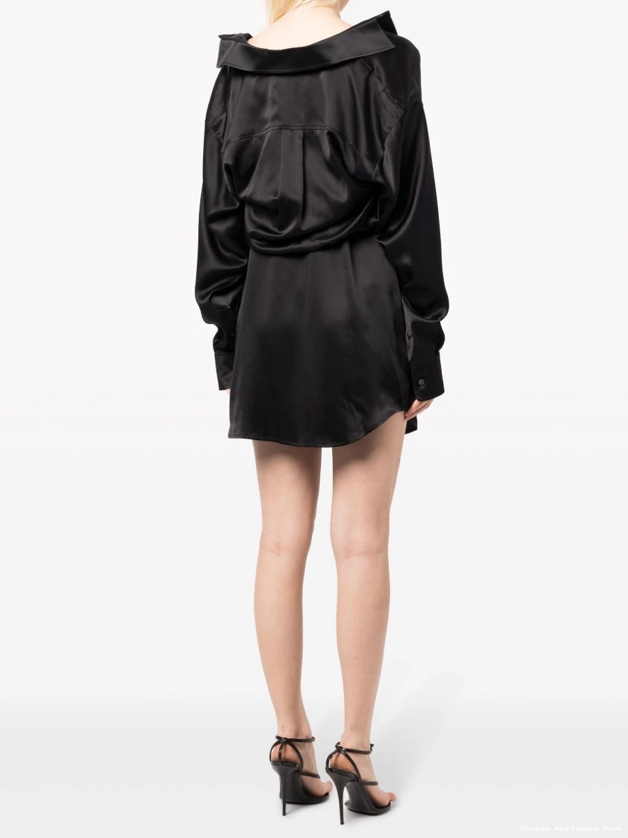 Affordable Women Alexander minidress Wang silk layered 0211