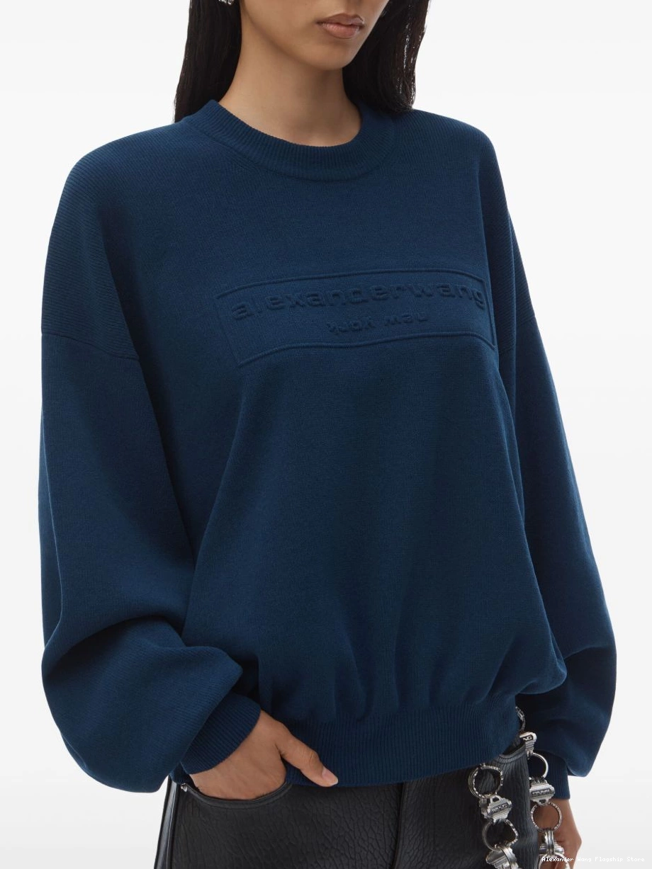 Affordable Wang Women sweatshirt logo-embossed Alexander 0220