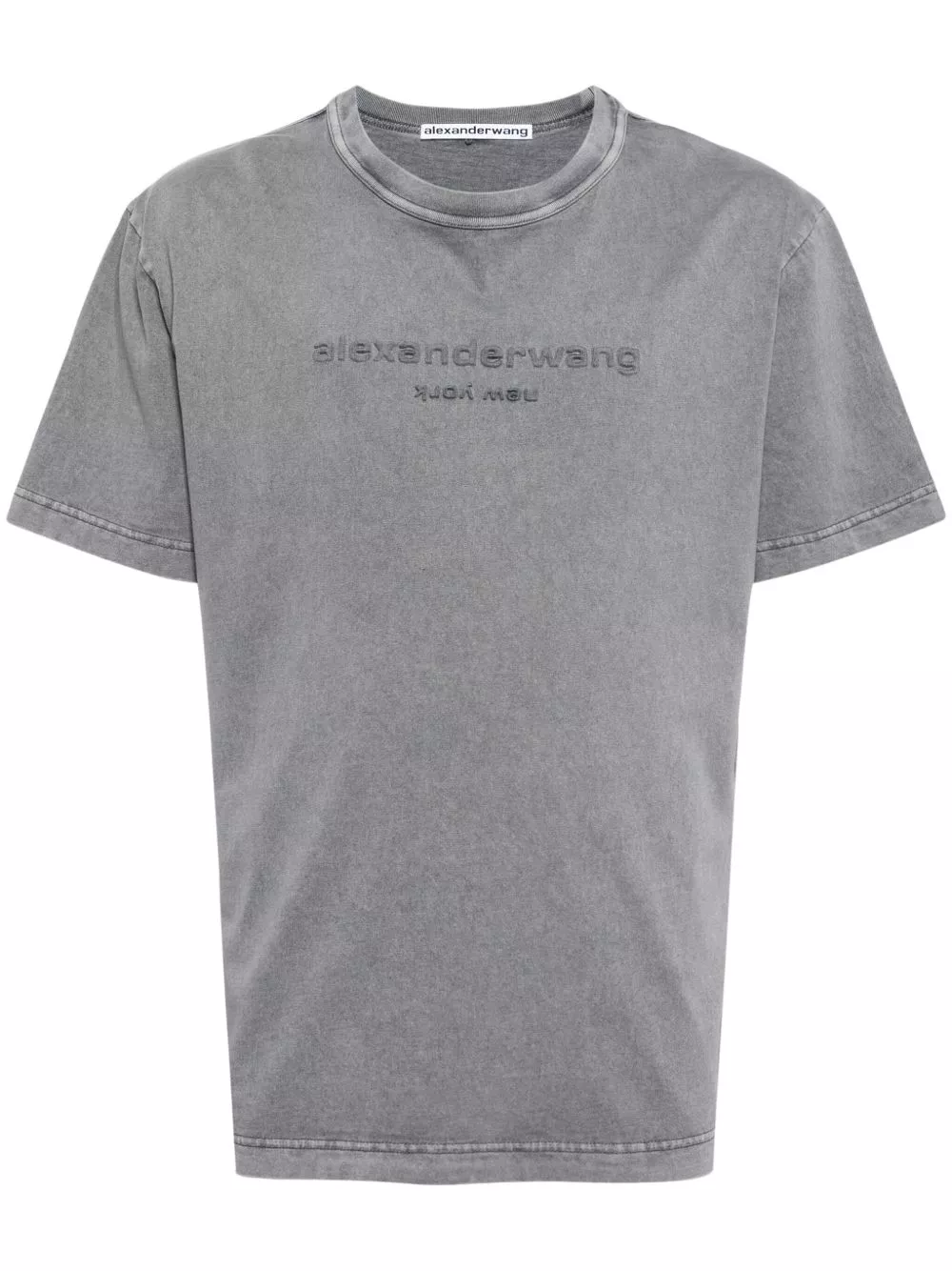 Cheap Alexander Wang logo-embossed cotton T-shirt Women 0206