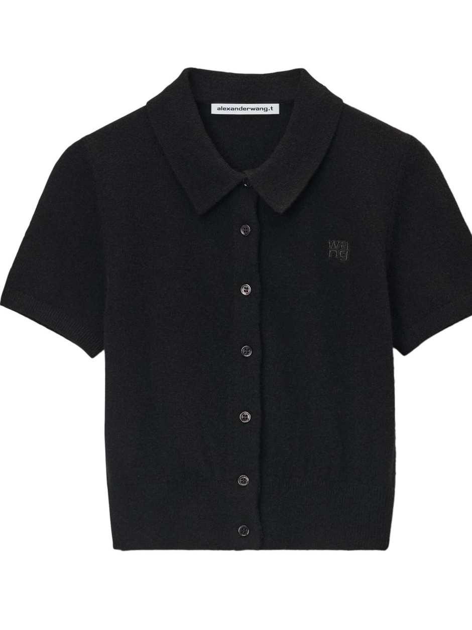 Affordable logo-embroidered Wang Alexander shirt polo Women 0210