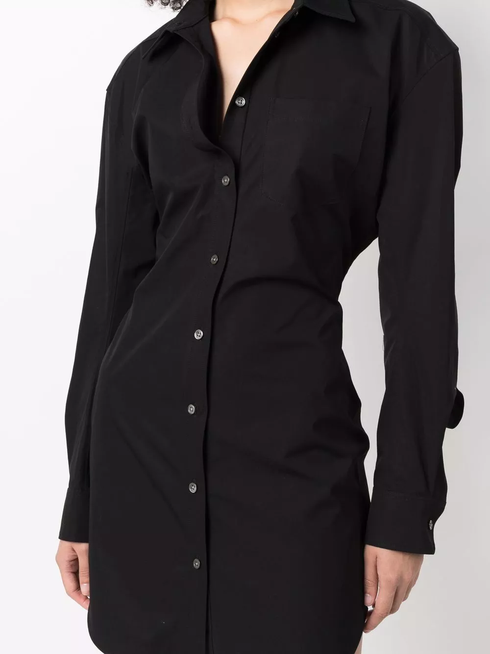 Affordable Alexander Wang long-sleeve cotton shirtdress Women 0201