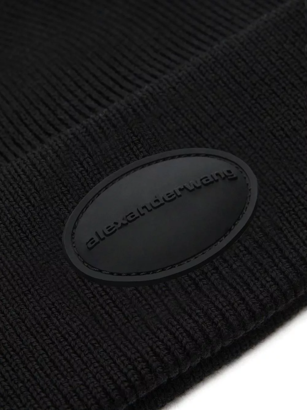 Affordable Alexander Wang logo-patch beanie Women 0203