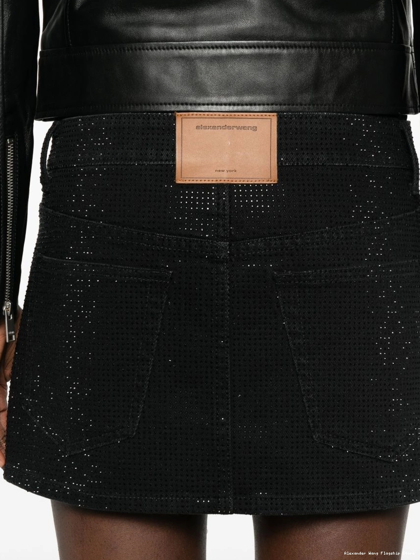 Affordable crystal-embellished skirt Alexander Wang mini Women 0210