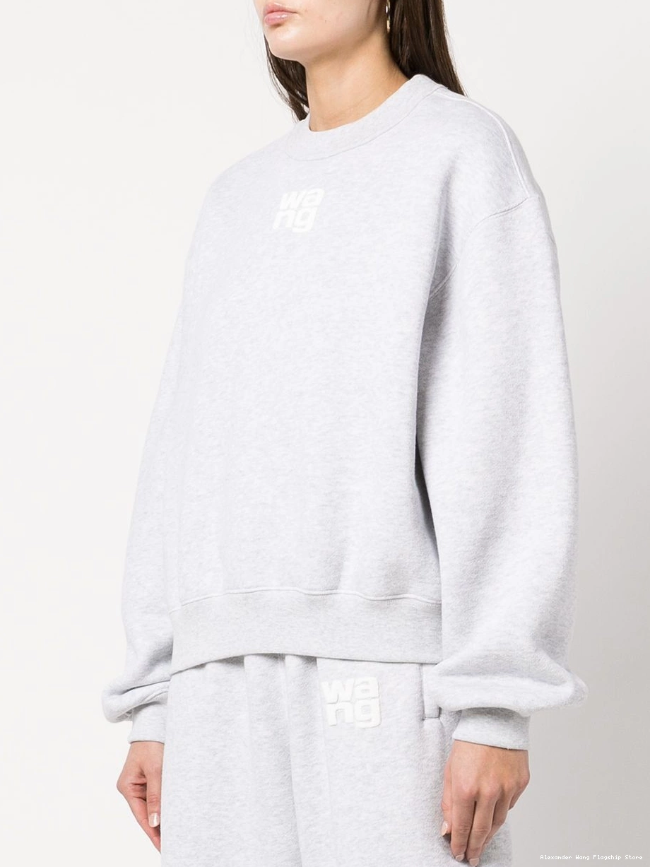 Affordable Women sweatshirt cotton Alexander logo-print Wang 0218