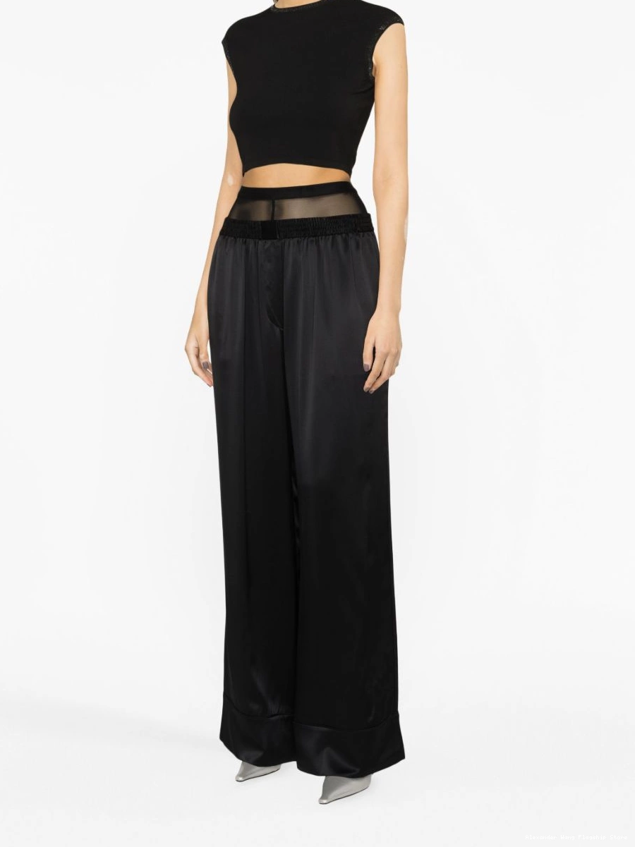 Affordable logo Alexander crystal-embellished Women Wang crop top 0218