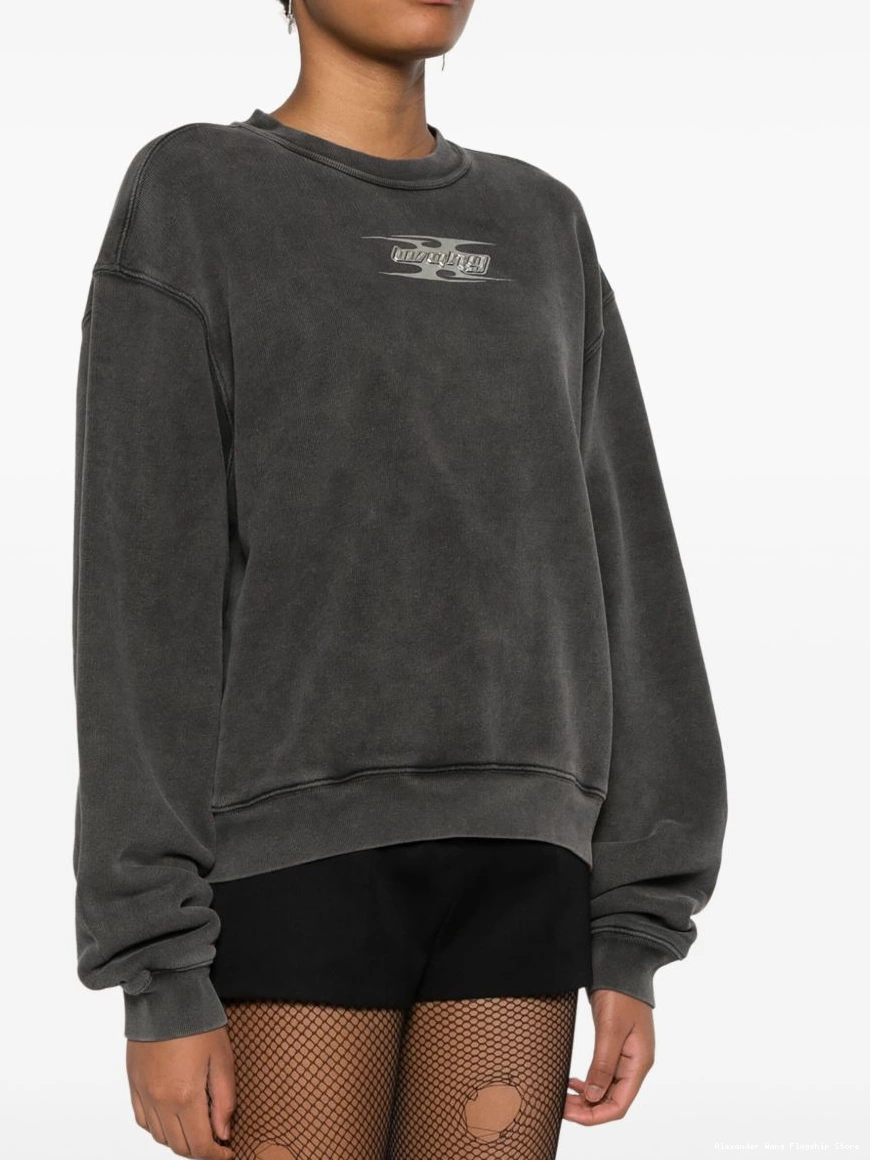 Affordable Women Wang blade-logo sweatshirt Alexander 0221