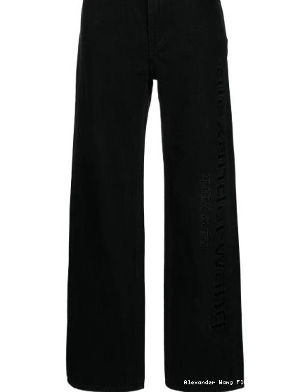 Affordable Alexander Wang trousers EZ embroidered Women straight-leg 0219