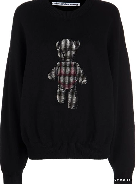 crystal-embellished wool Alexander Wang Women Beiress jumper 0228