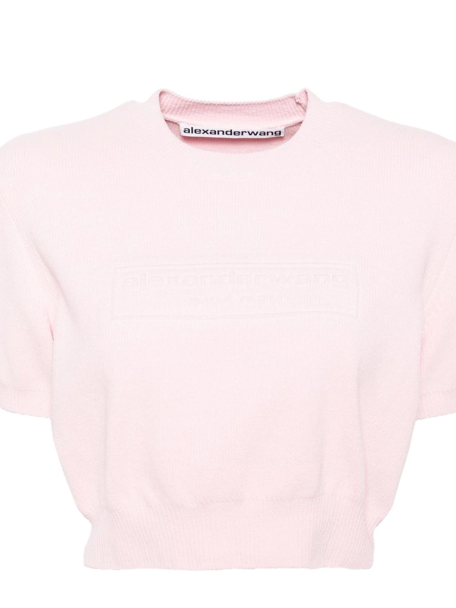 Affordable logo embossed pullover Wang ribbed Women Alexander 0220