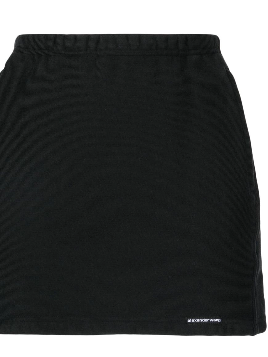 Cheap logo-applique mini Alexander Women Wang skirt 0227