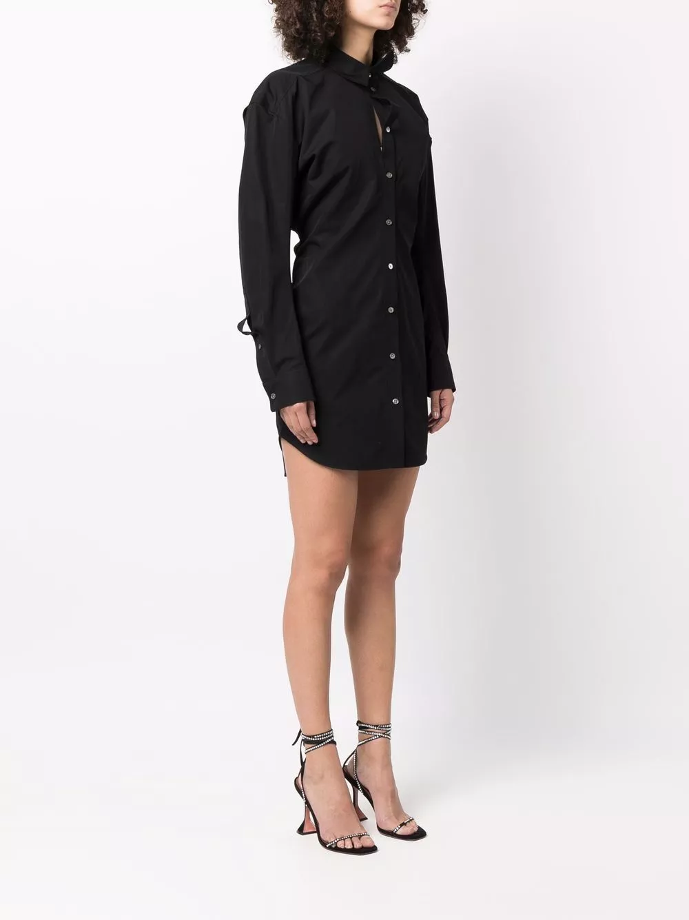 Affordable Alexander Wang long-sleeve cotton shirtdress Women 0201