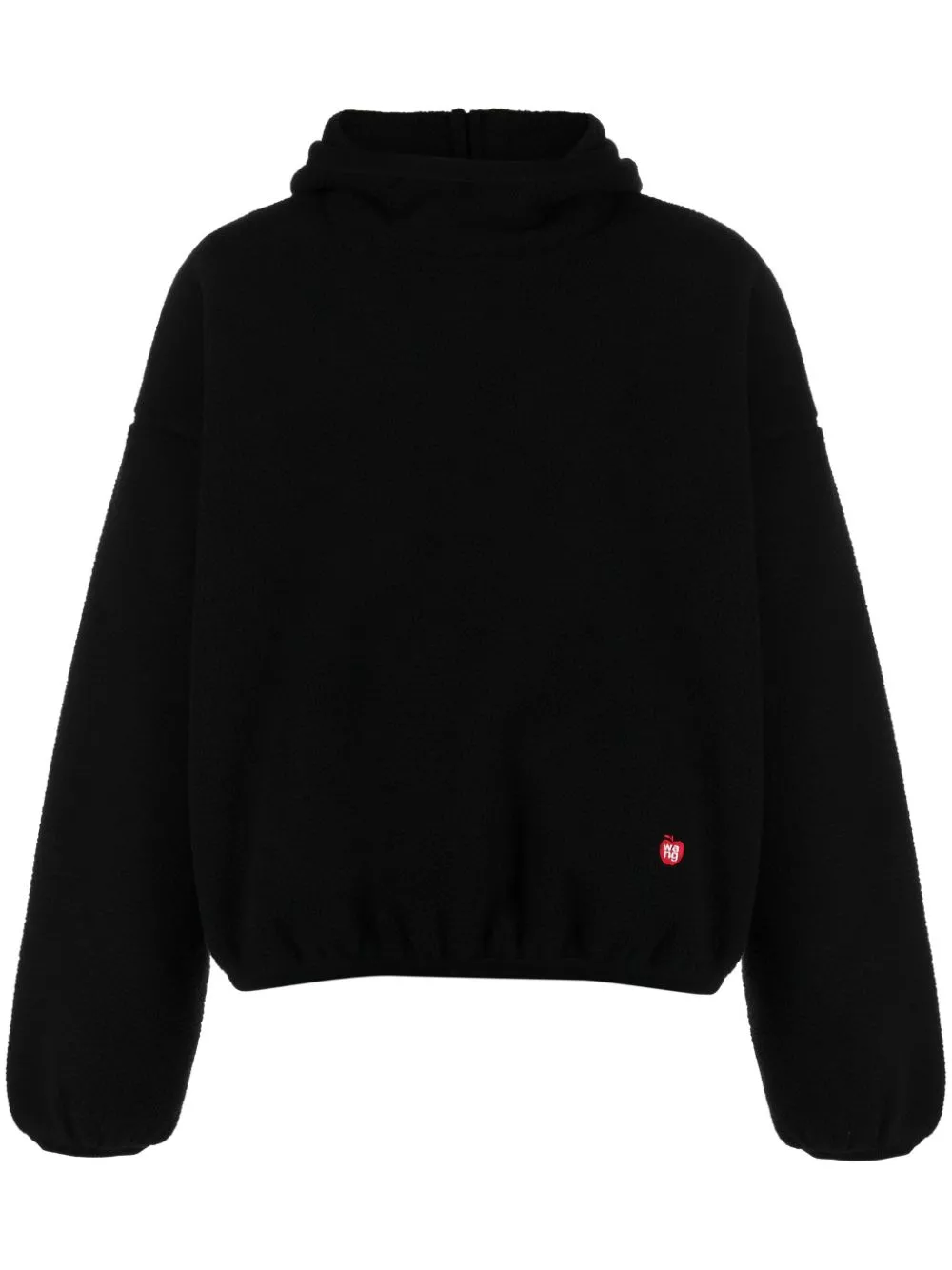 Affordable Alexander Wang logo-embroidered drop-shoulder hoodie Men 0204