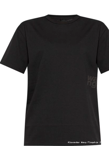 Cheap Alexander Wang cotton T-shirt Women logo-print 0208