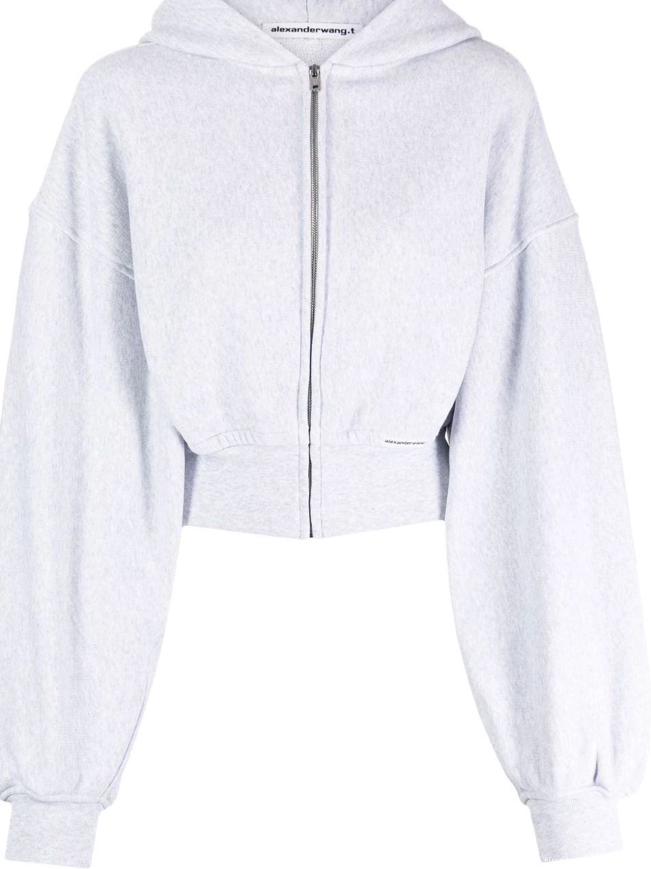 Affordable zip-up Women hoodie Alexander cropped Wang 0223