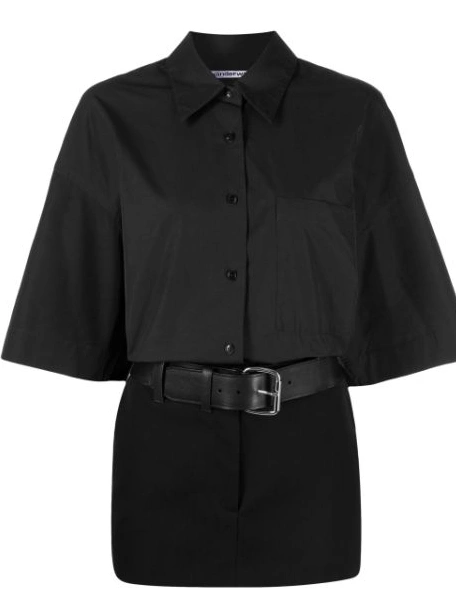 Affordable Women shirt belted Alexander Wang minidress 0213