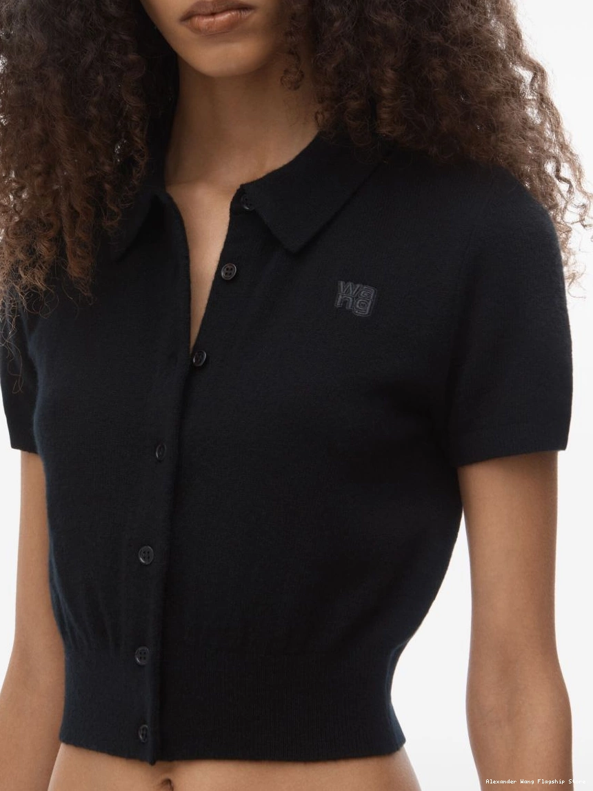 Affordable logo-embroidered Wang Alexander shirt polo Women 0210