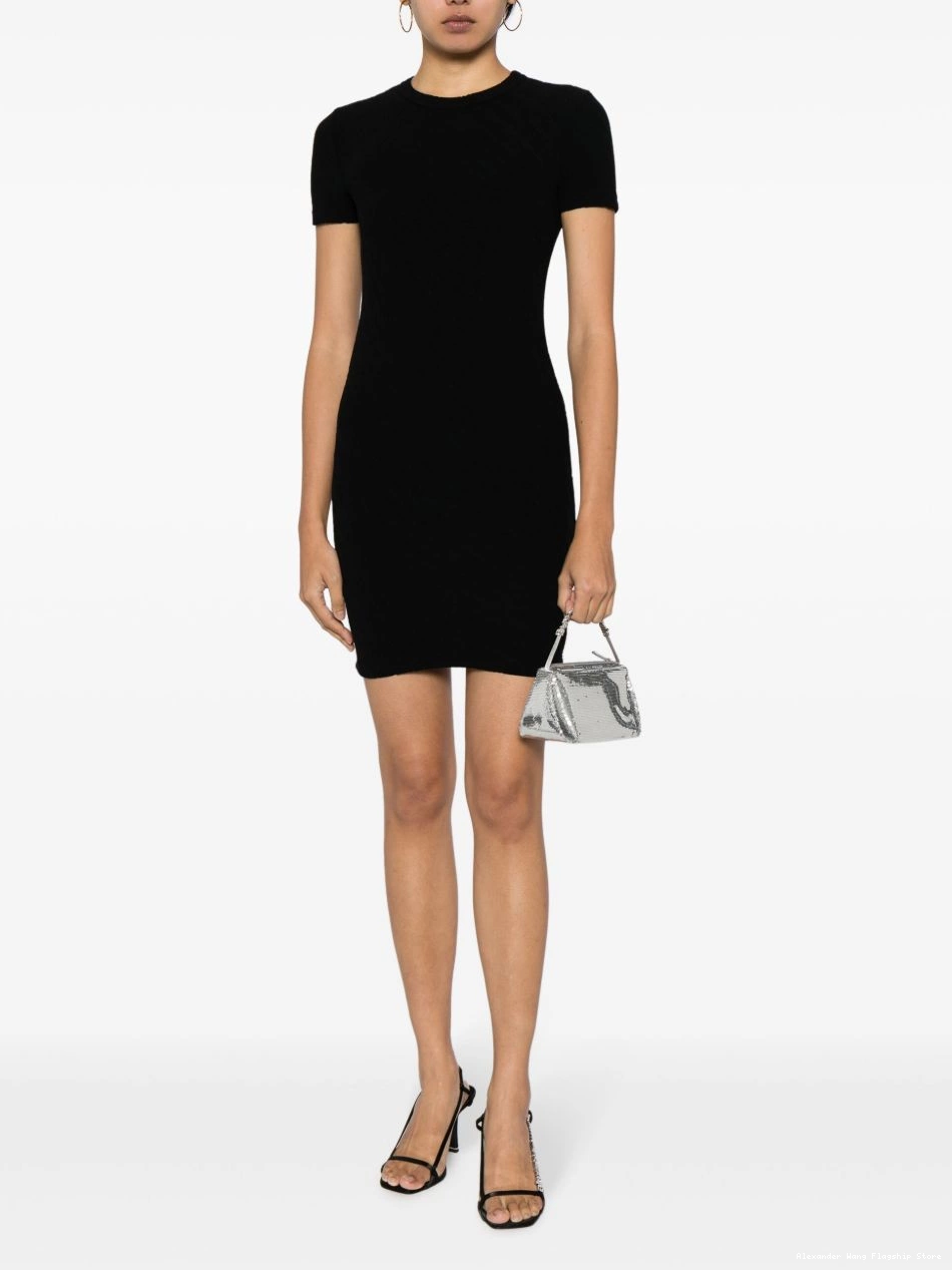 Affordable minidress short-sleeve Alexander Wang Women 0211