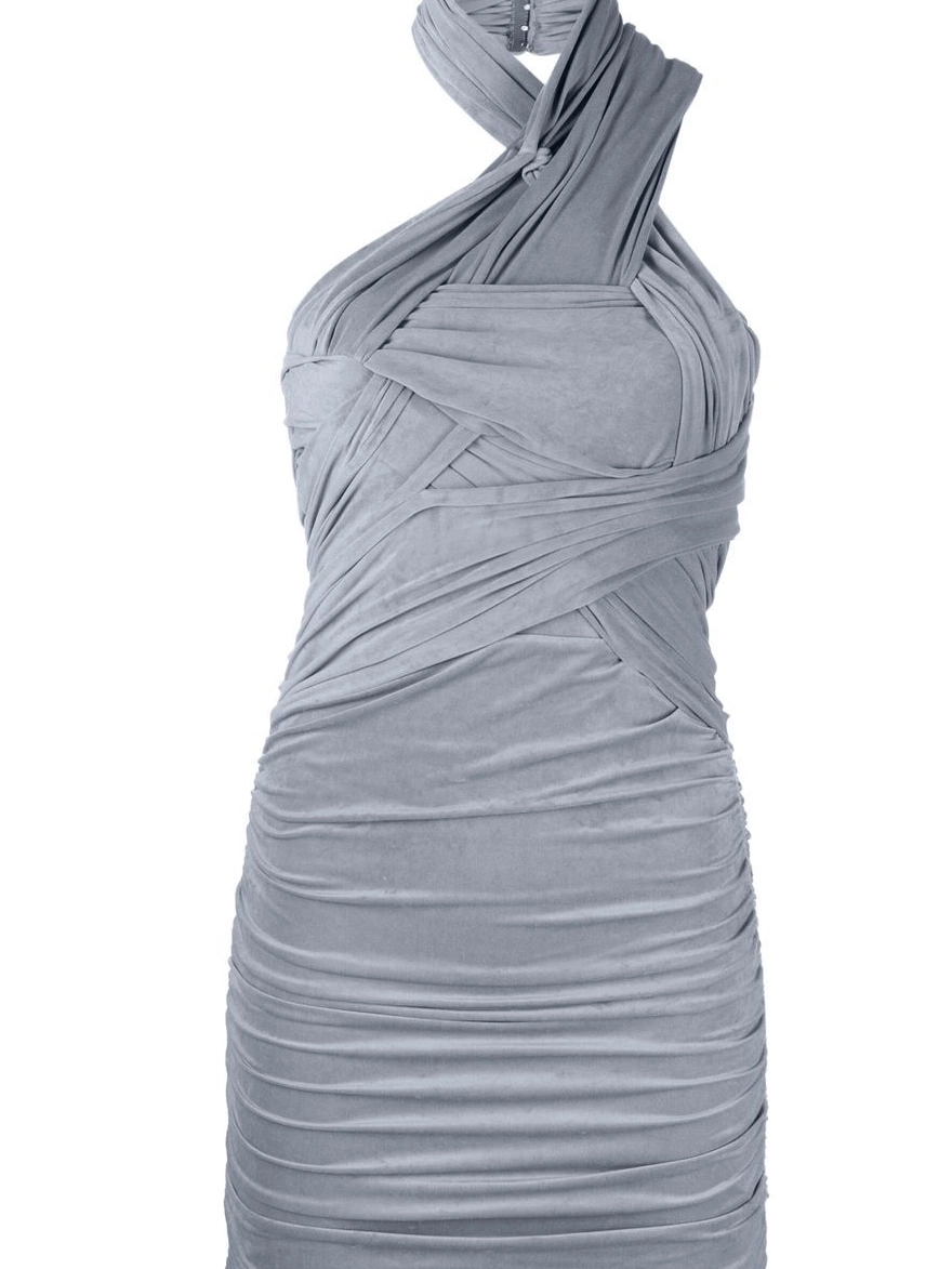 Affordable Women ruched Wang minidress halterneck Alexander 0228