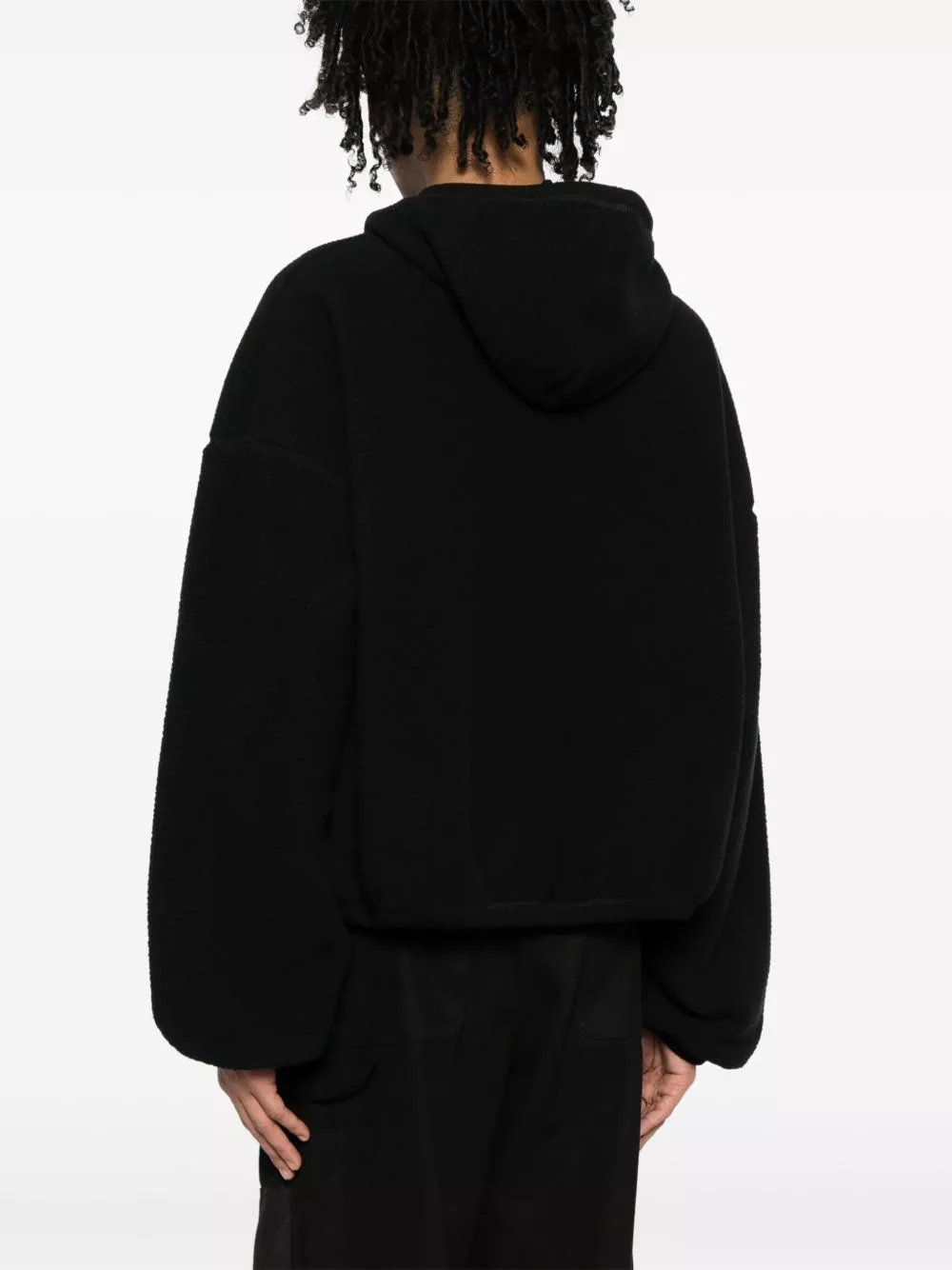 Affordable Alexander Wang logo-embroidered drop-shoulder hoodie Men 0204