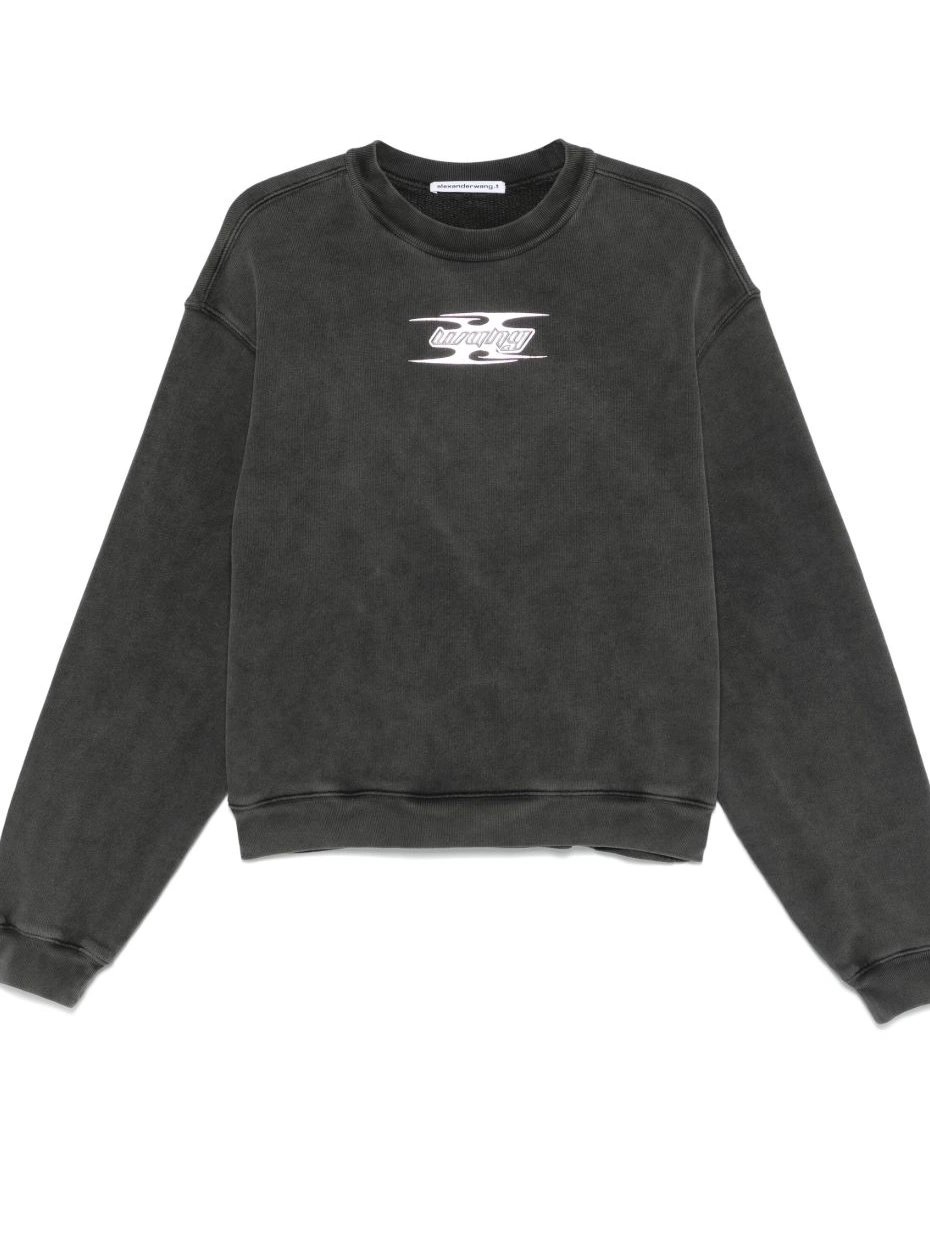 Affordable Women Wang blade-logo sweatshirt Alexander 0221