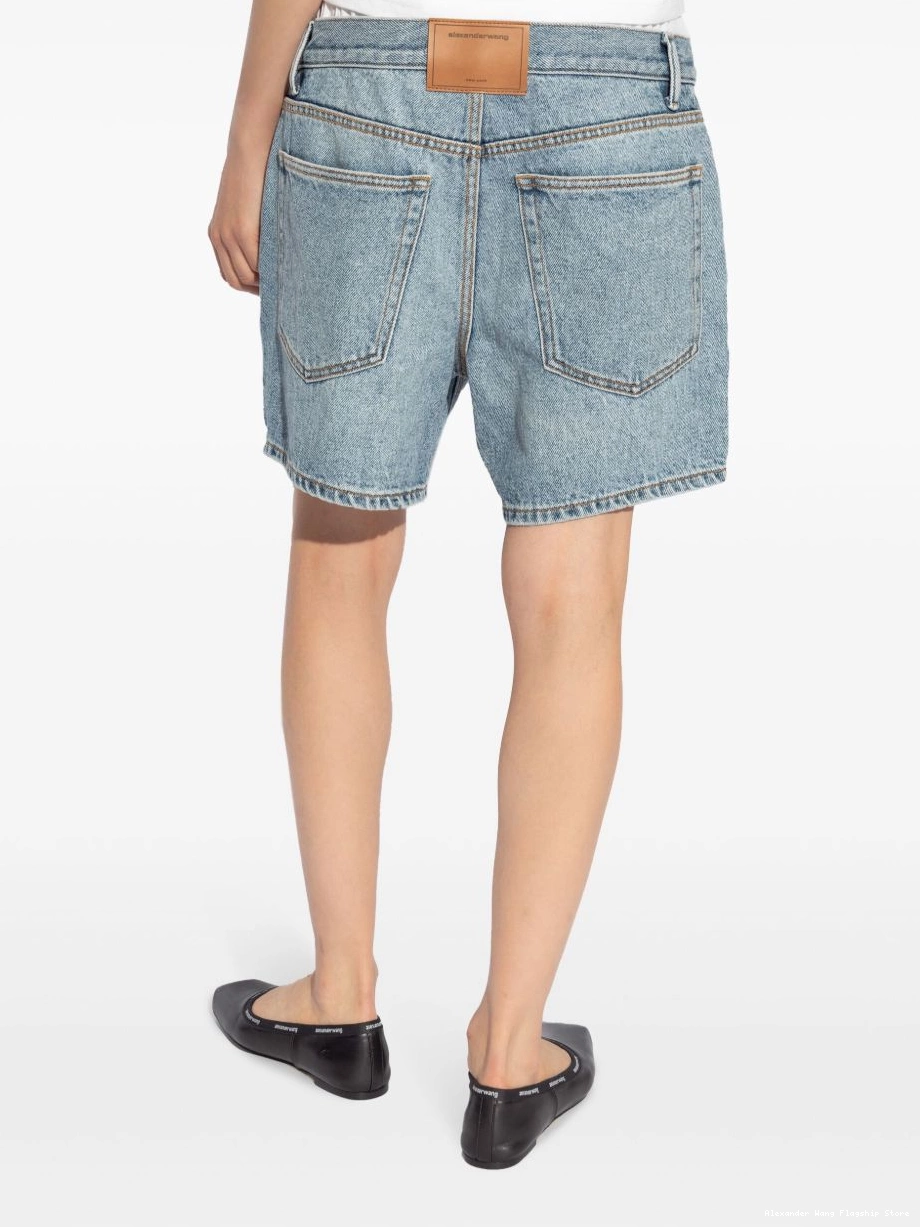 Affordable layered shorts Alexander denim Women Wang 0224