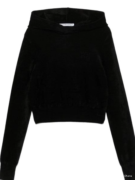 hoodie Wang Women Alexander cropped 0228