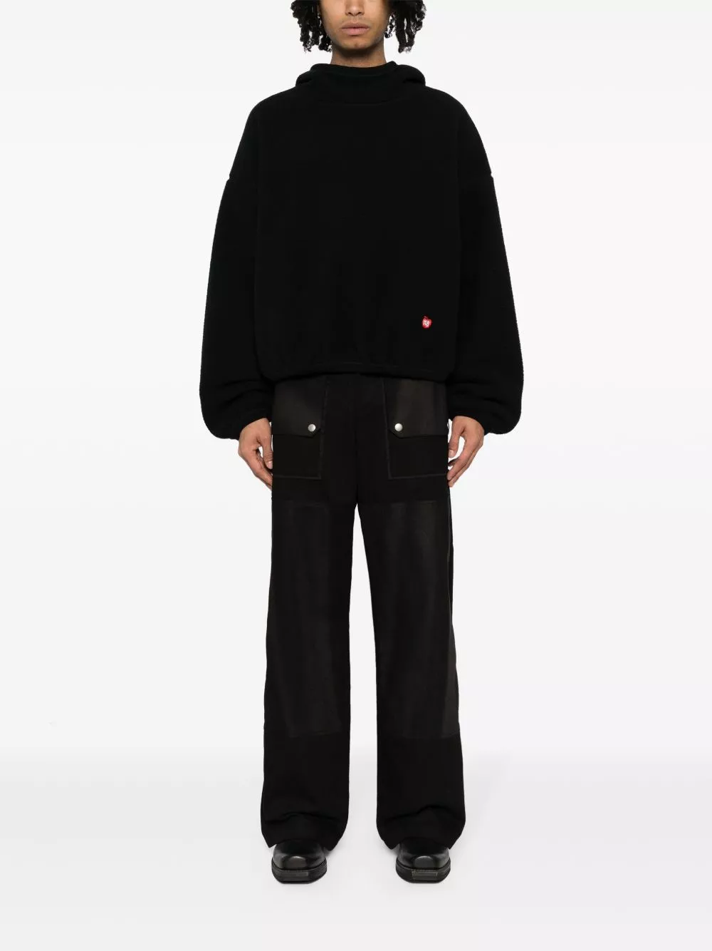 Affordable Alexander Wang logo-embroidered drop-shoulder hoodie Men 0204