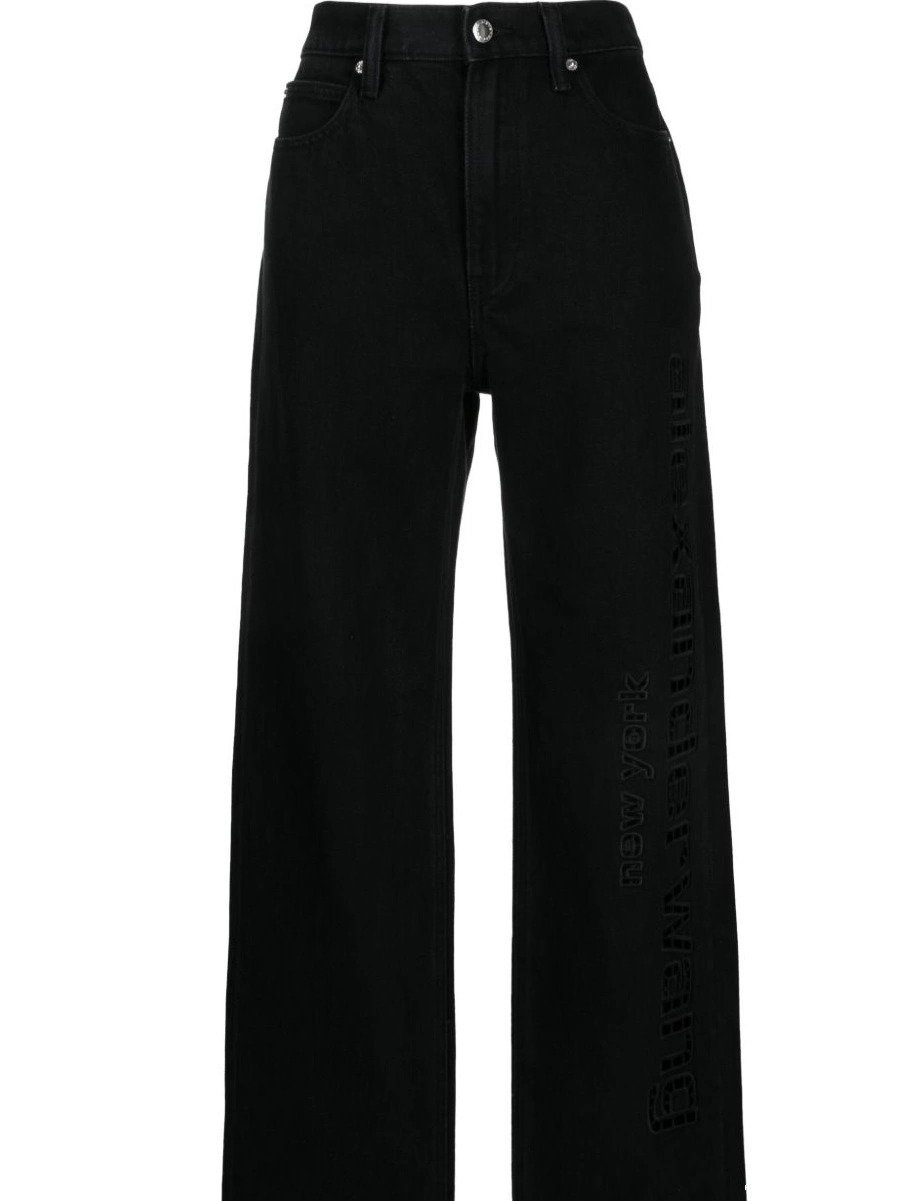 Affordable Alexander Wang trousers EZ embroidered Women straight-leg 0219