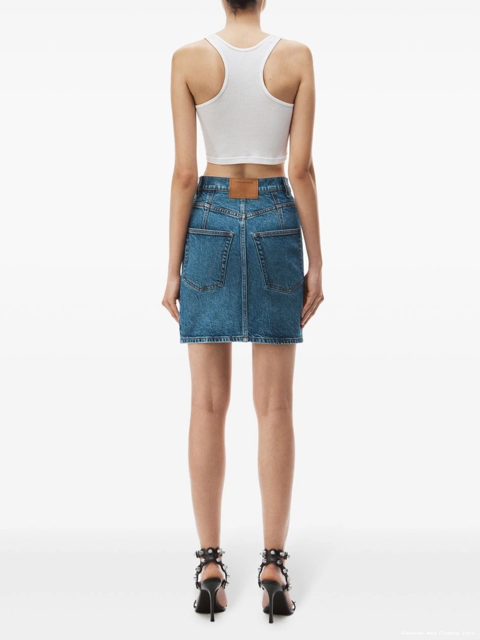 Affordable Alexander denim Women Wang skirt mini 0216