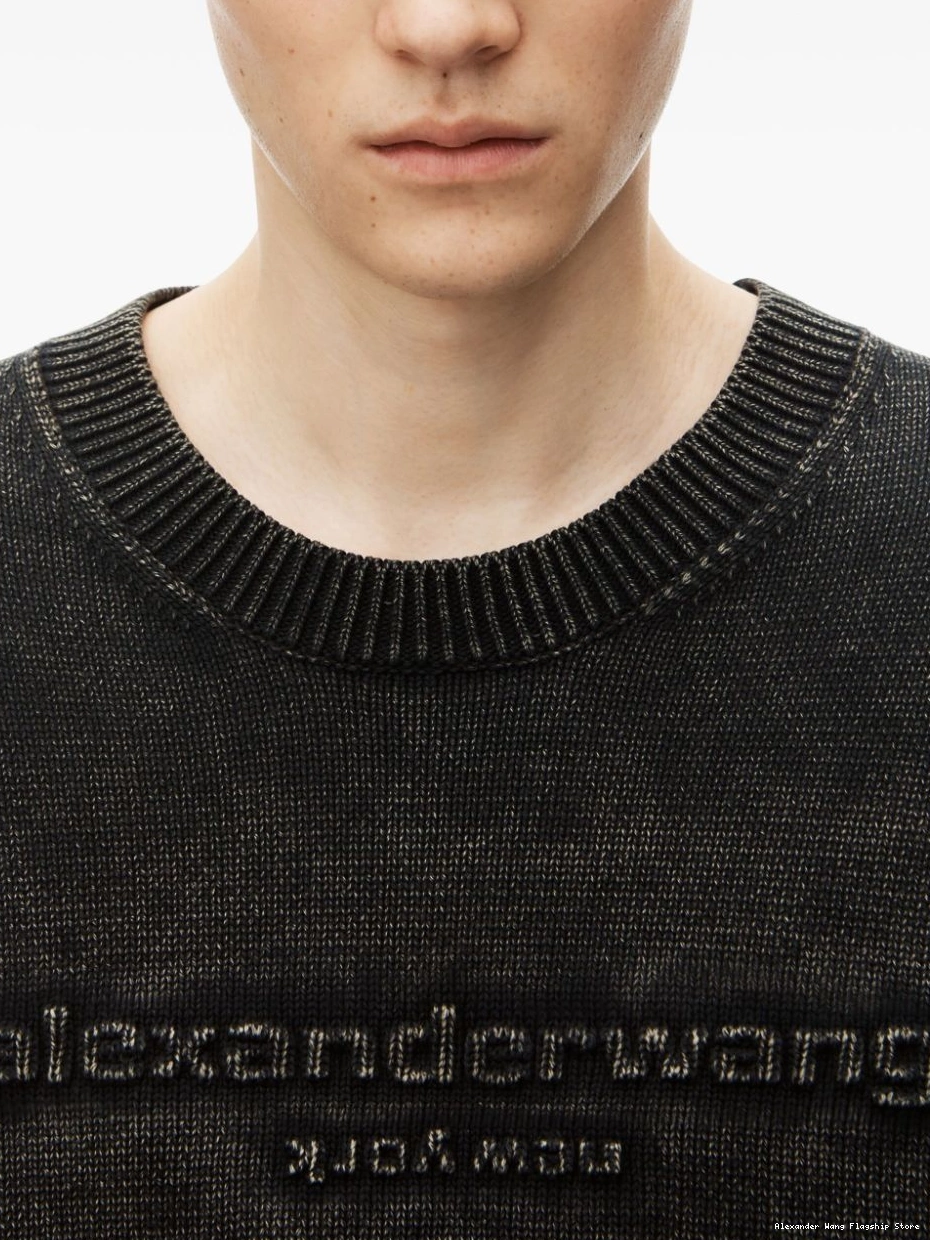 Affordable Alexander logo-embossed Women jumper Wang organic-cotton 0209